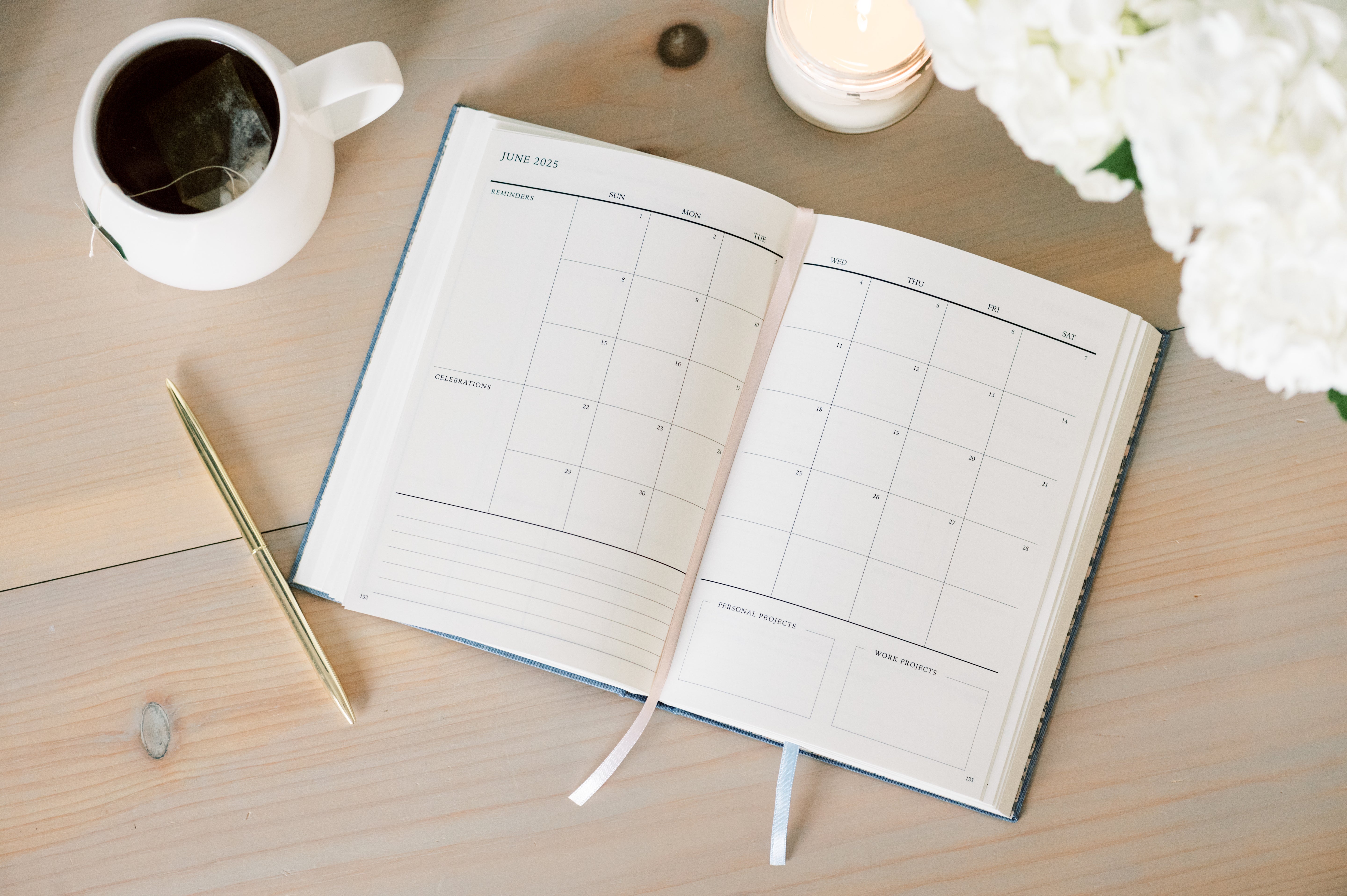 2026 Abide Christian Planner - Blue Bookbound