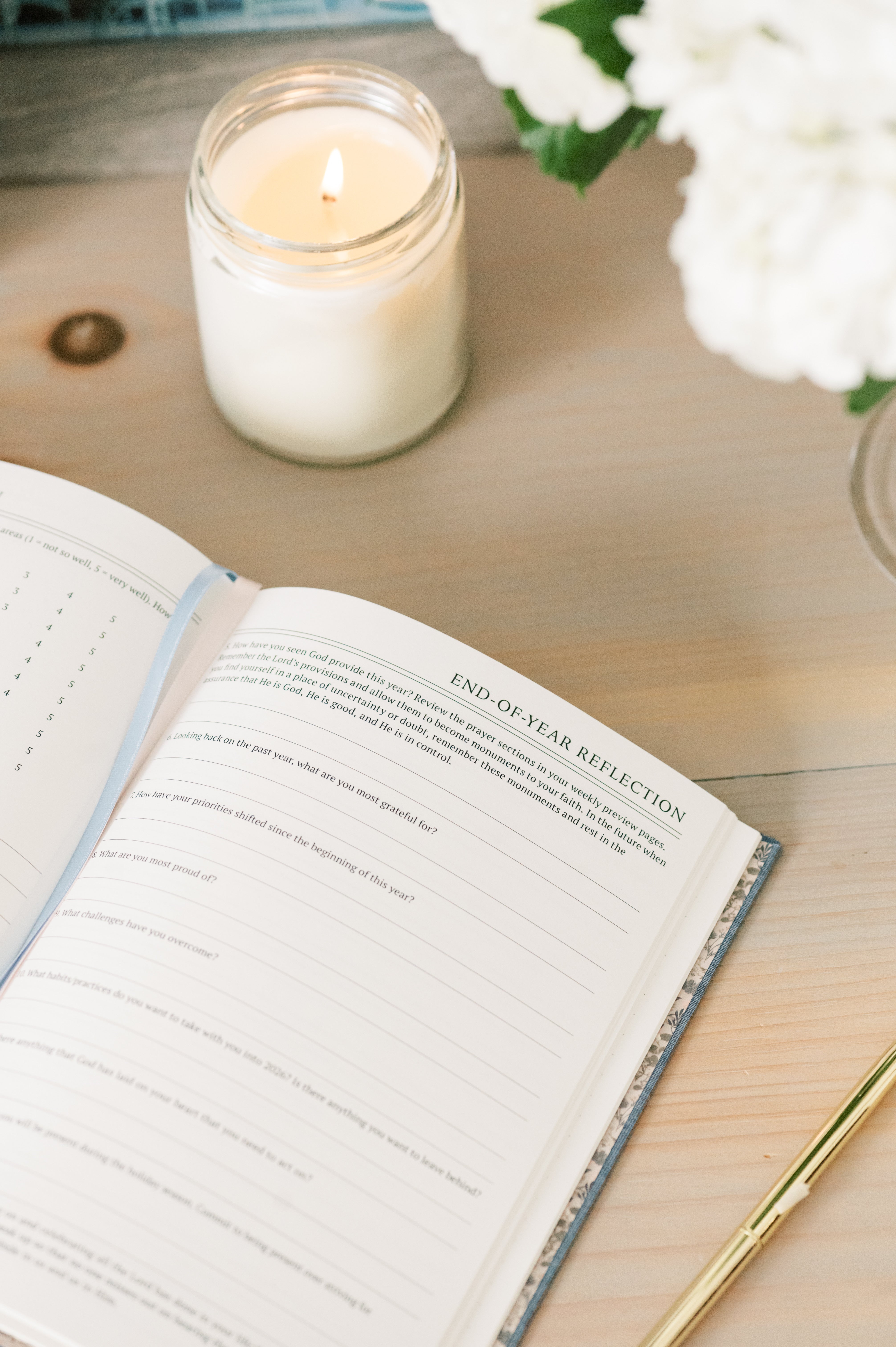 2026 Abide Christian Planner - Blue Bookbound